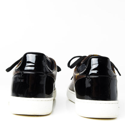 Louis Vuitton Patent Monogram Frontrow Sneakers 39 6 of 10