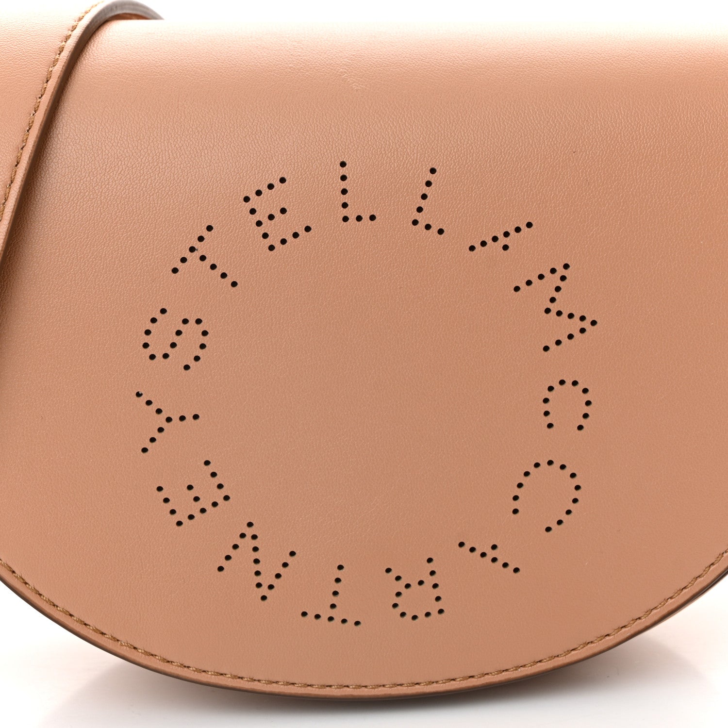 Stella McCartney Eco Soft Alter Nappa Perforated Logo Mini Marlee Nude 7 of 10
