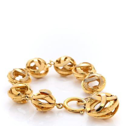 Chanel CC Ball Bracelet Gold 1 of 6