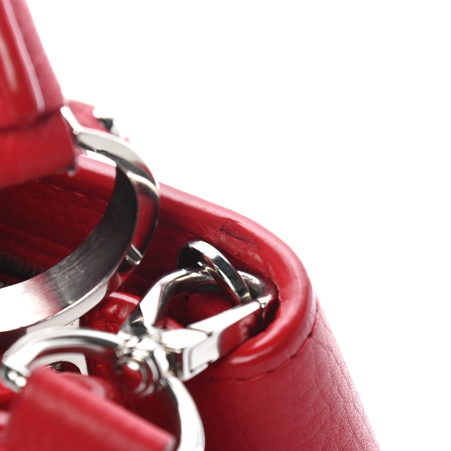 Louis Vuitton Taurillon Capucines BB Rubis 9 of 9