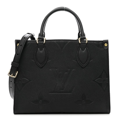 Louis Vuitton Empreinte Monogram Giant Onthego PM Black 1 of 9
