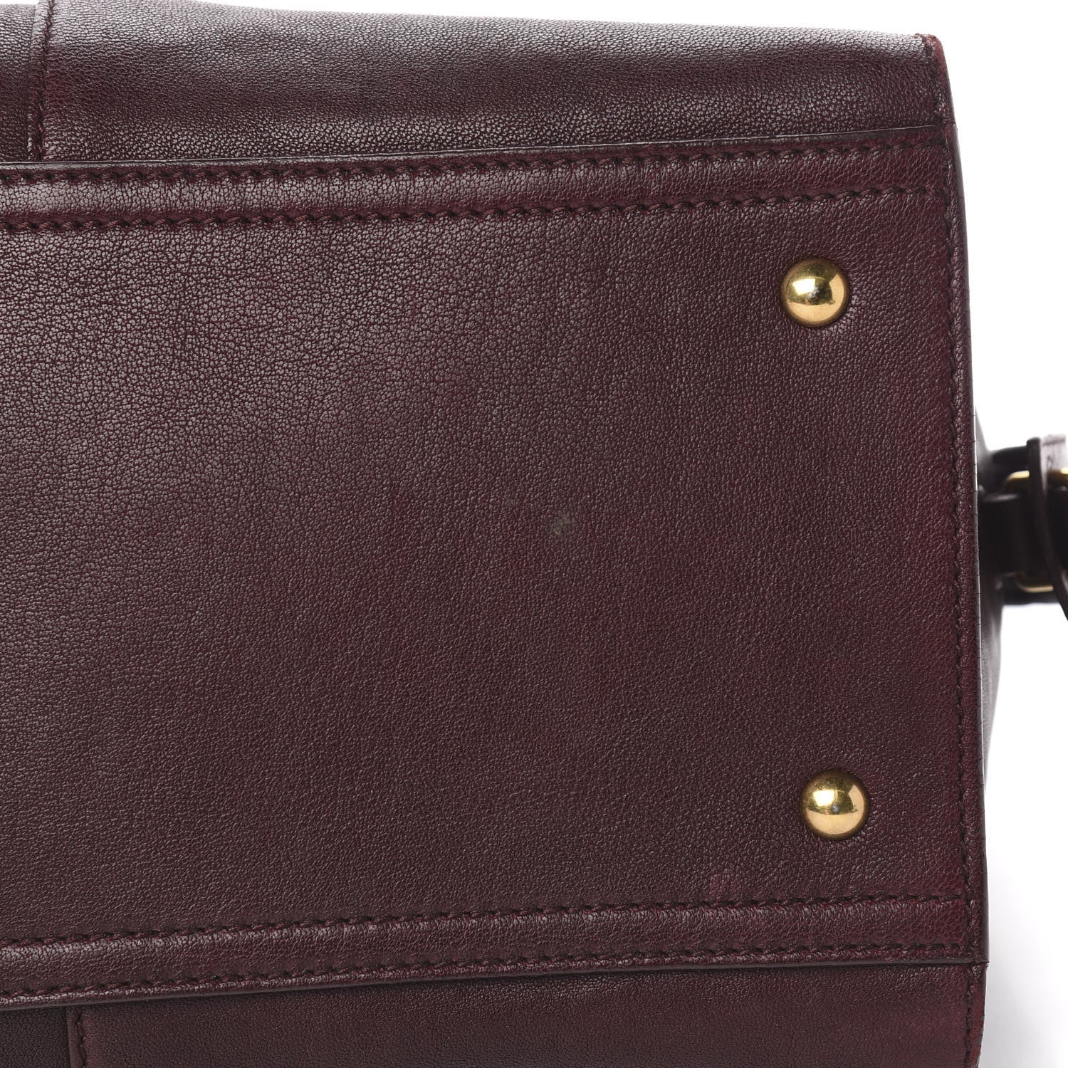 Saint Laurent Sheepskin Medium Cabas ChYc Plum 9 of 12