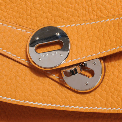 Hermes Taurillon Clemence Lindy 34 Moutarde 5 of 8