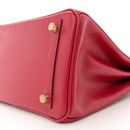 Hermes Swift Birkin 25 Rouge Casaque 10 of 11