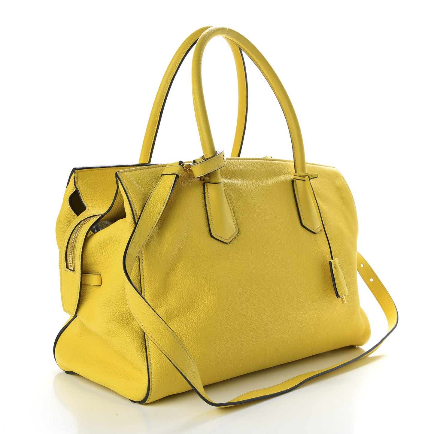 Vitello Grain Tote Girasole