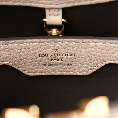 Louis Vuitton Taurillon Ayers Capucines BB Galet 6 of 9