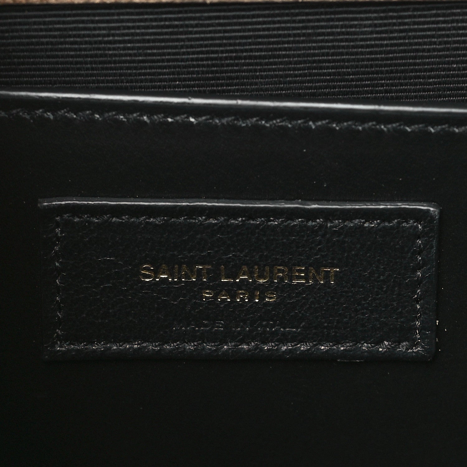 Saint Laurent Canvas Calfskin Mixed Matelasse Triquilt Medium Monogram Satchel Beige 6 of 9