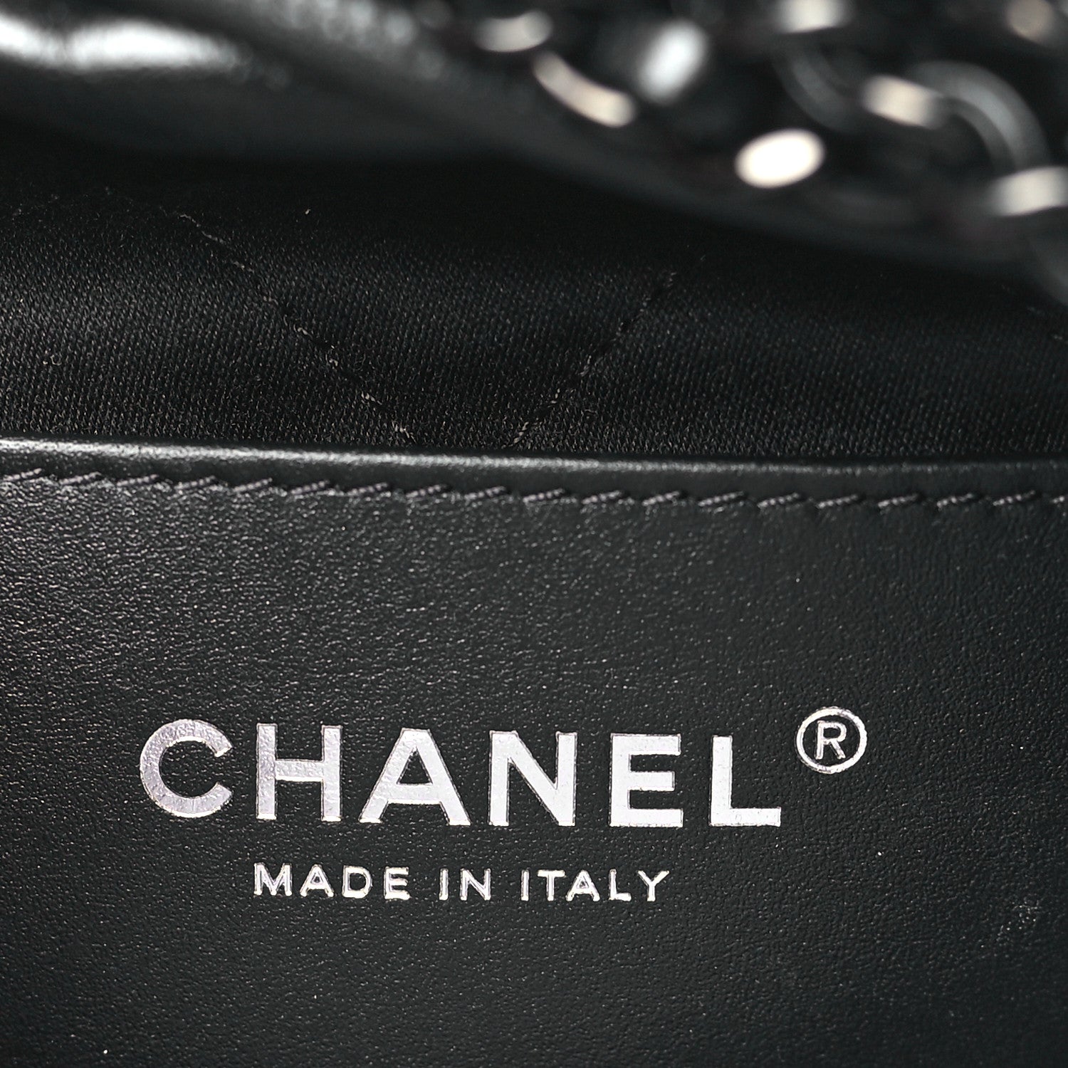 Chanel Shiny Calfskin Quilted Mini Chanel 22 So Black 6 of 11