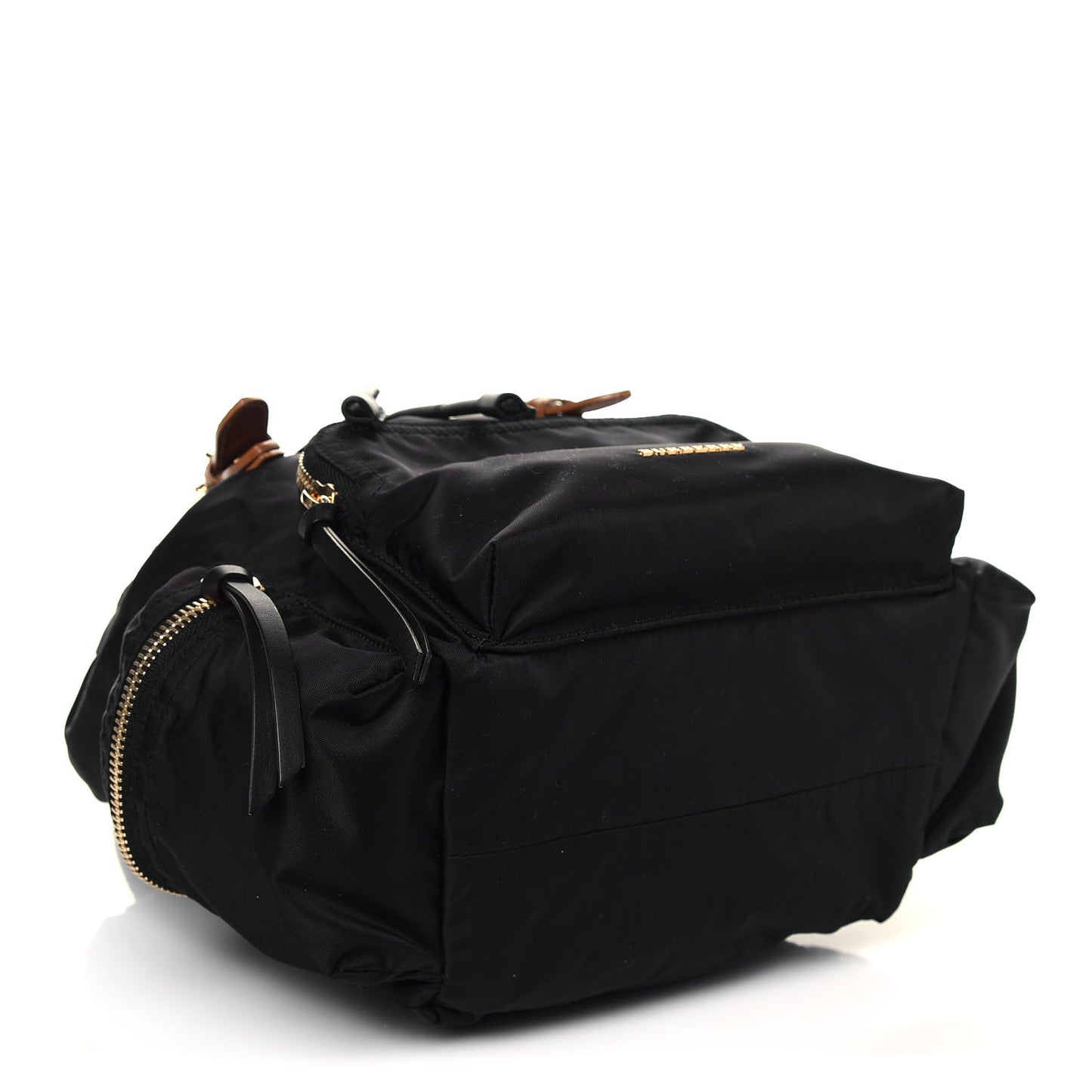Nylon Medium Rucksack Backpack Black