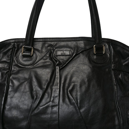Gucci Calfskin Guccissima Full Moon Tote Black 8 of 11