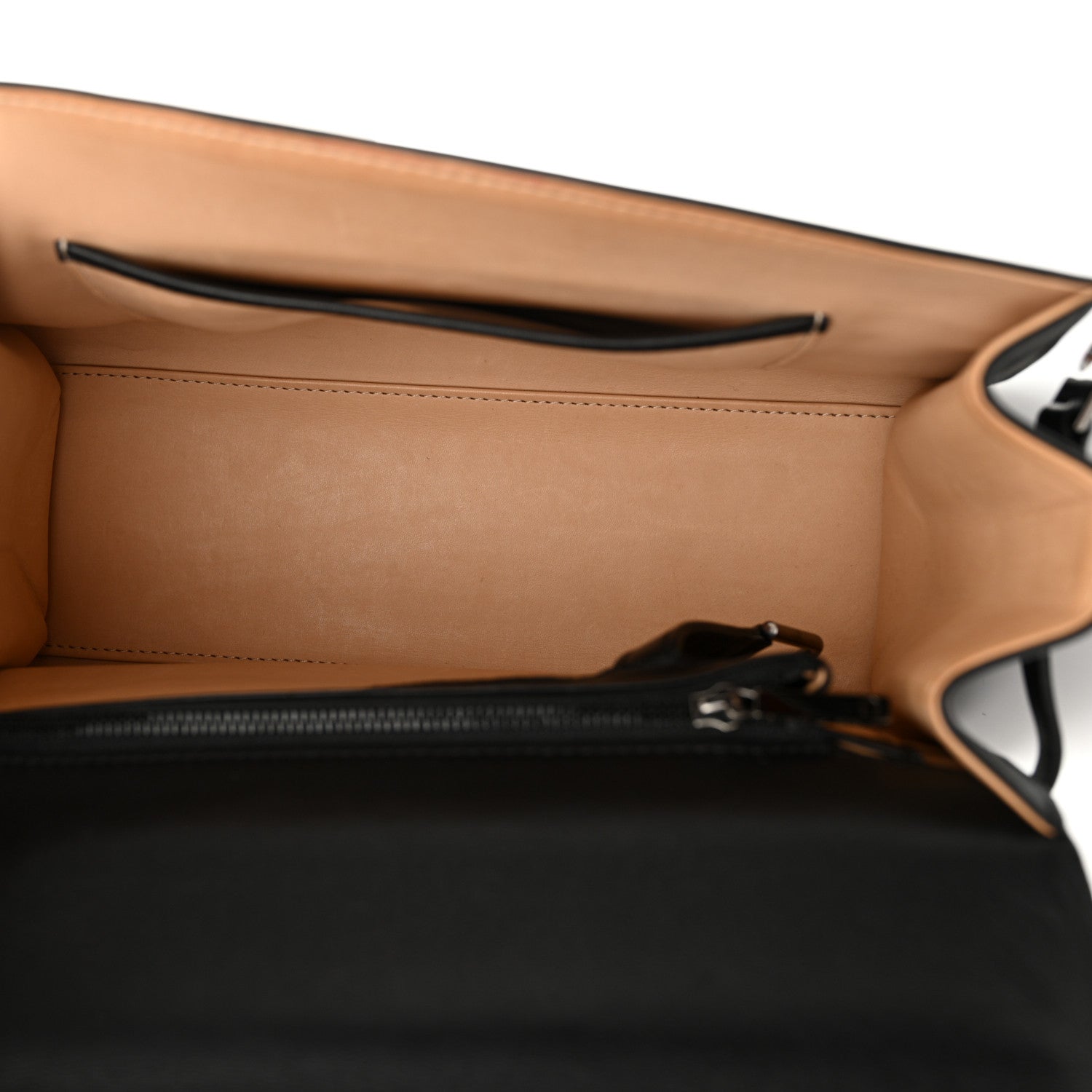 Delvaux Calfskin MM Tempete Satchel Black 6 of 12