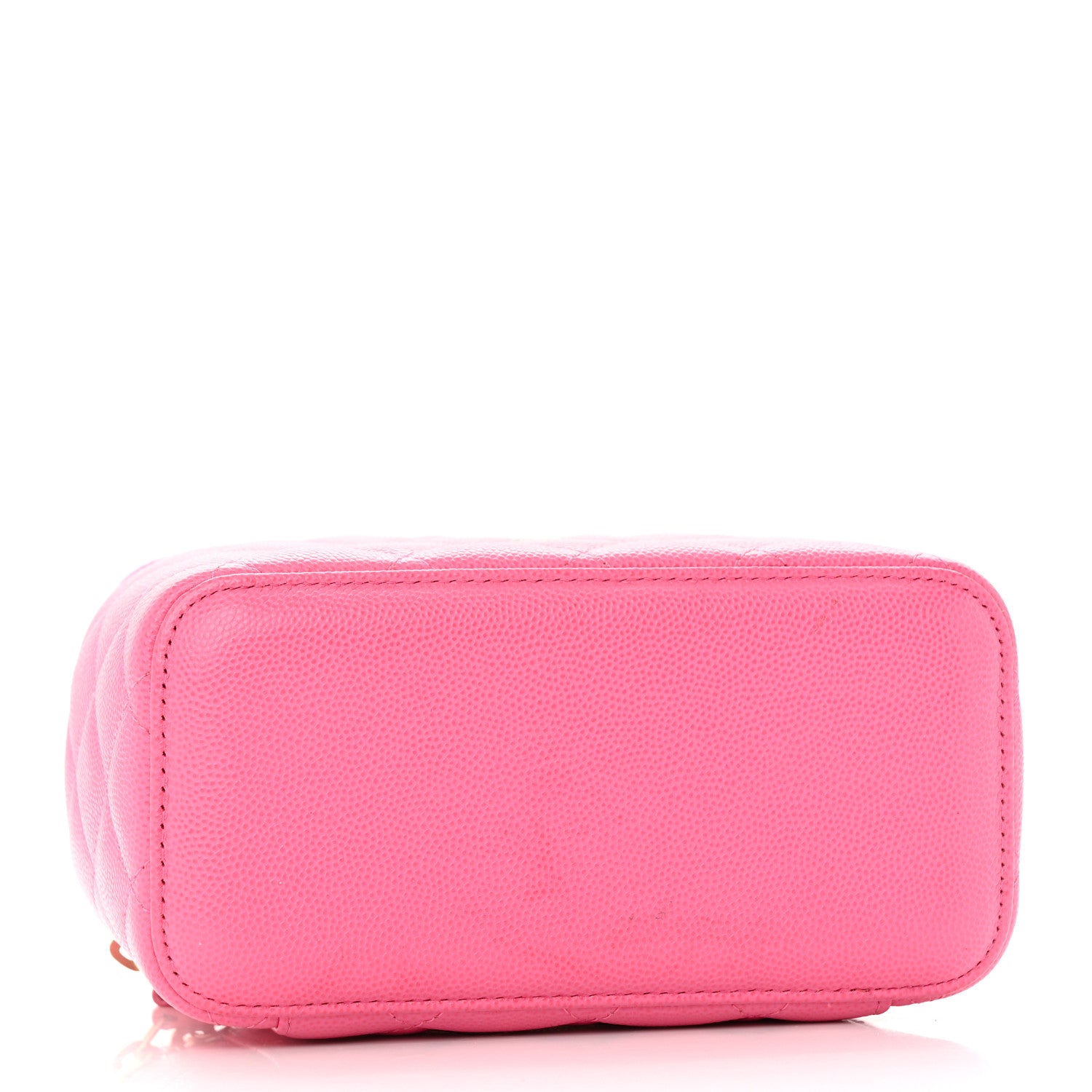 Chanel Caviar Quilted Small Vanity Case With Chain Pink 4 of 20