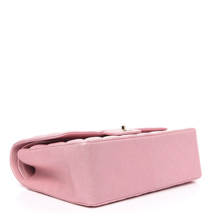 Chanel Iridescent Caviar Quilted Jumbo Double Flap Rose Pink 4 of 11