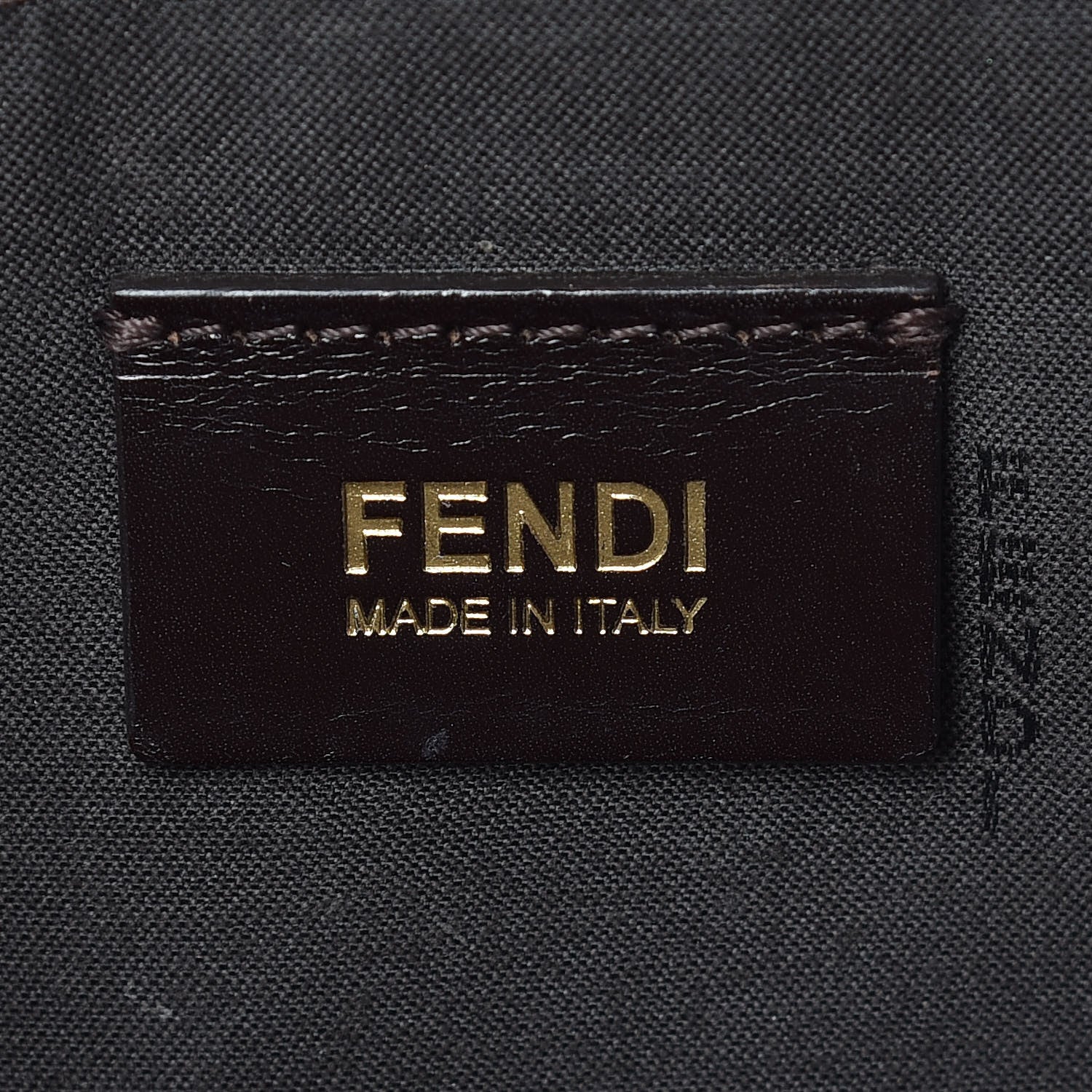 Fendi Zucca Vitello Artic Tote Tobacco Petrolio 8 of 9