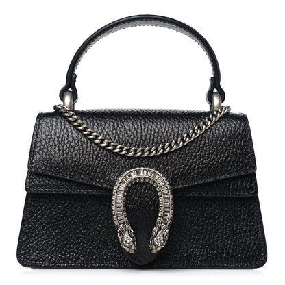 Gucci Dollar Calfskin Crystal Mini Dionysus Top Handle Bag Black Crystal 1 of 11