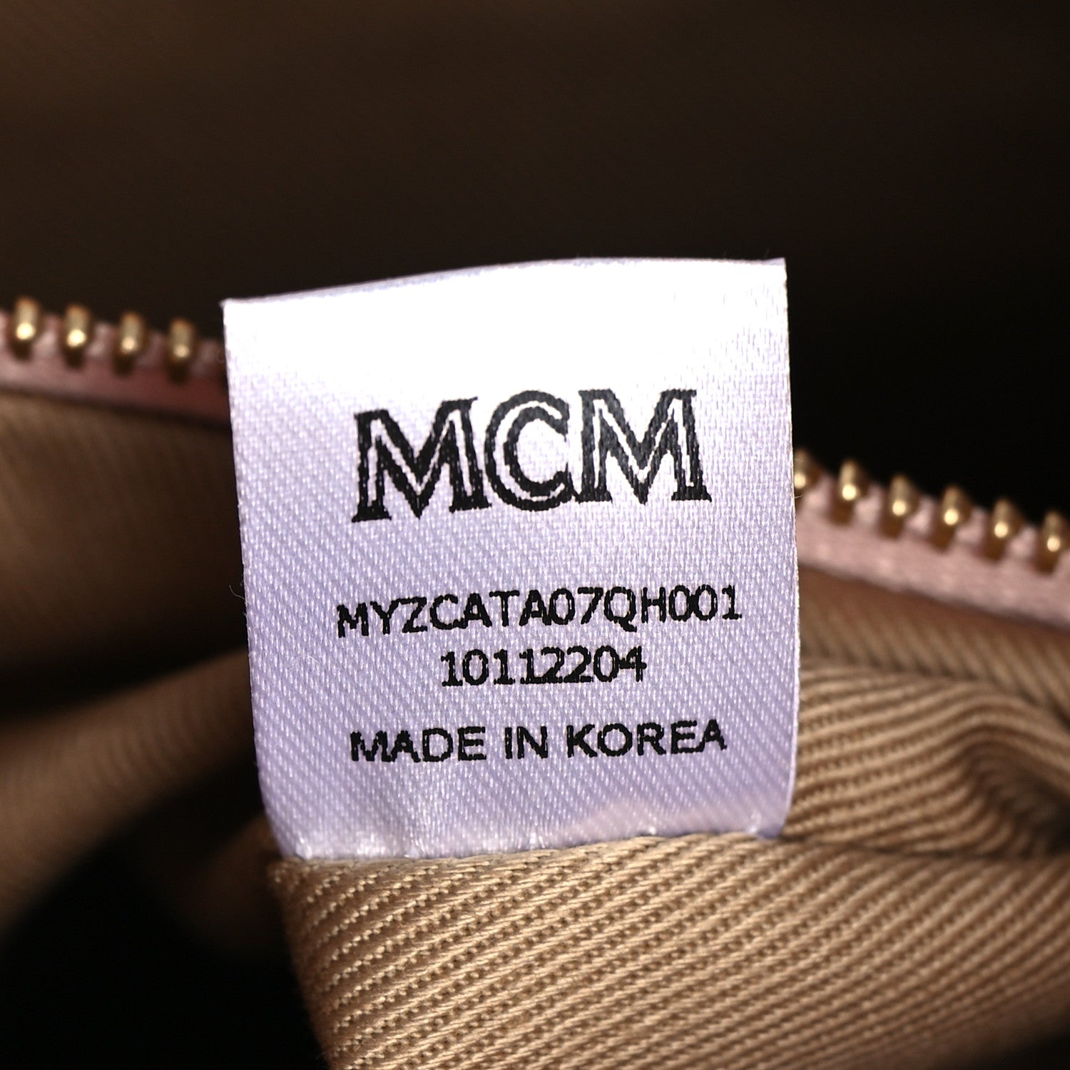MCM Visetos Medium Crossbody Pouch Soft Pink 7 of 10