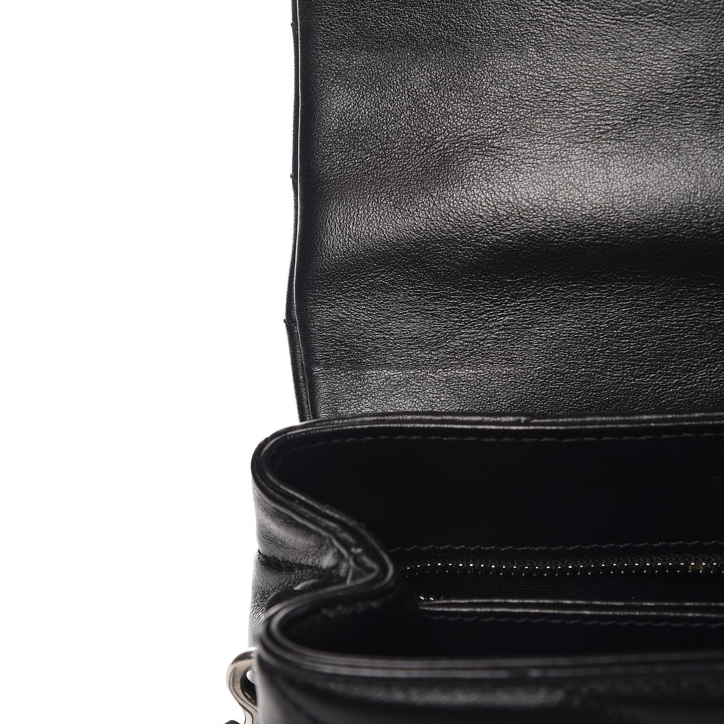 Calfskin Y Quilted Monogram Toy Loulou Crossbody Bag Black