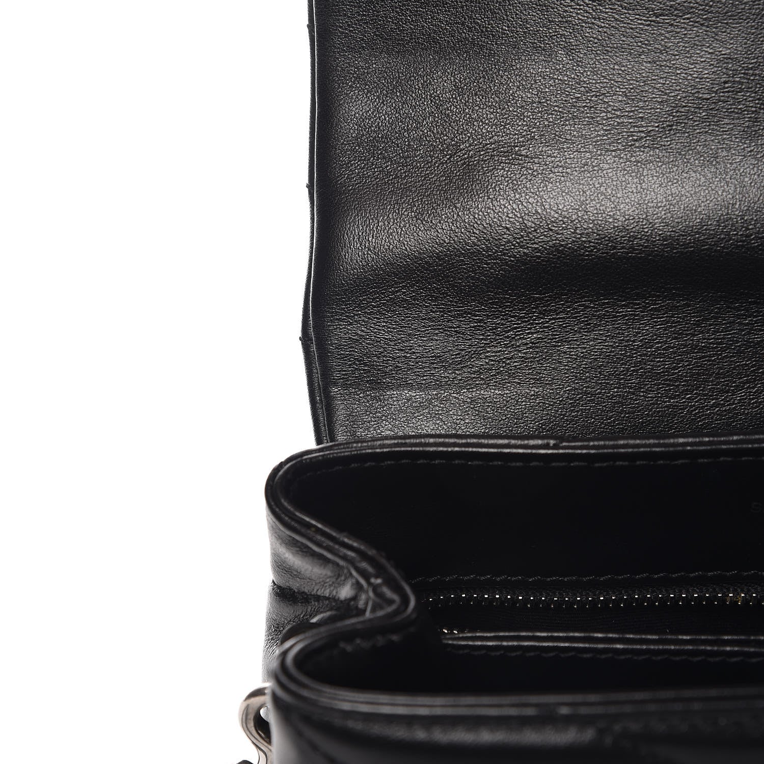 Saint Laurent Calfskin Y Quilted Monogram Toy Loulou Crossbody Bag Black 10 of 12