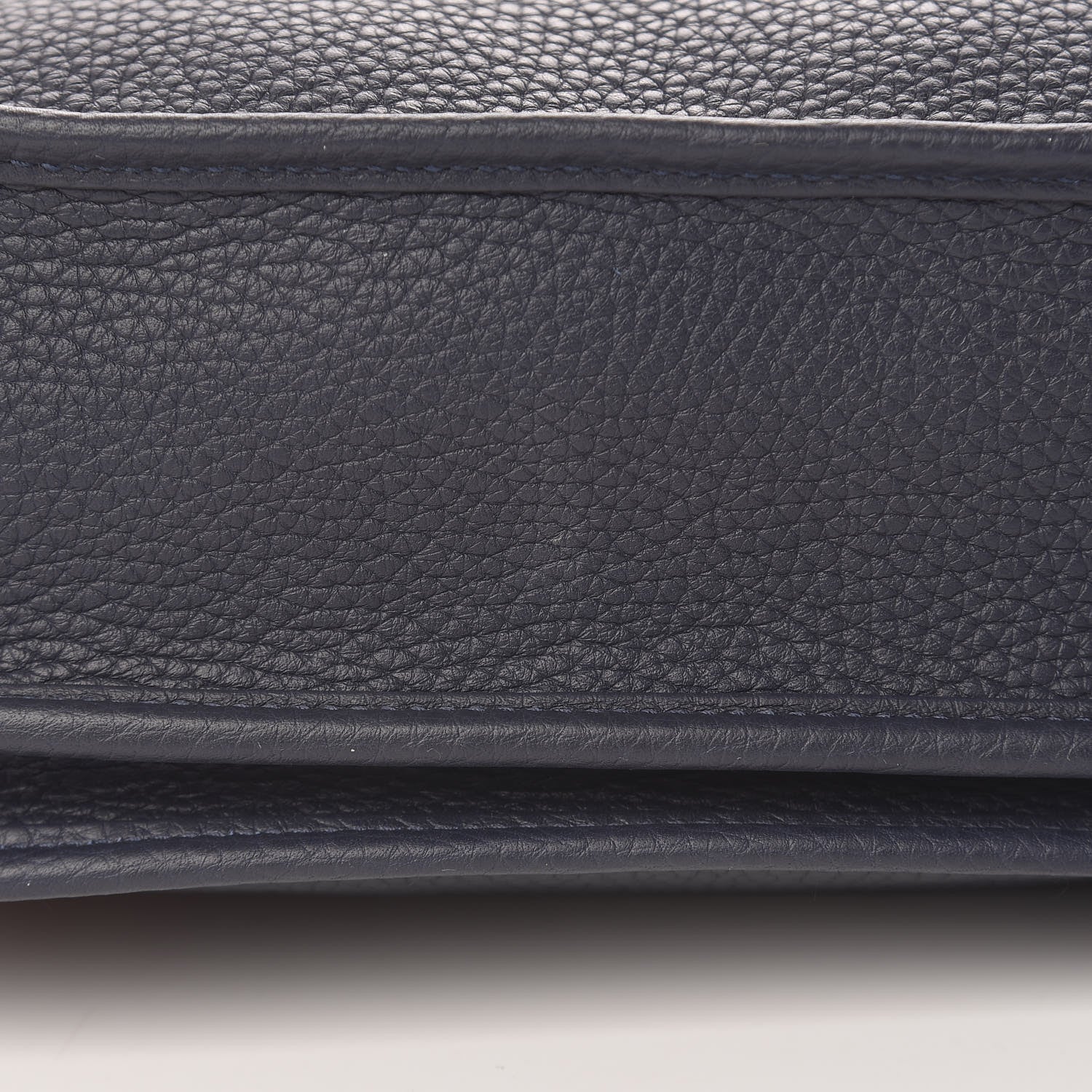 Hermes Taurillon Clemence Evelyne III PM Bleu Nuit 12 of 13