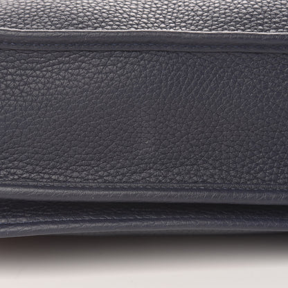 Hermes Taurillon Clemence Evelyne III PM Bleu Nuit 12 of 13