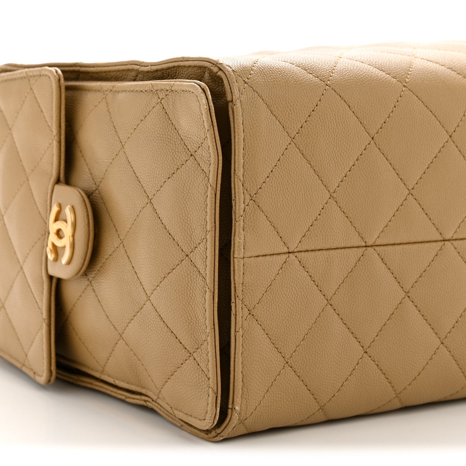 Chanel Caviar Quilted Medium Chanel 25 Handbag Dark Beige 10 of 13