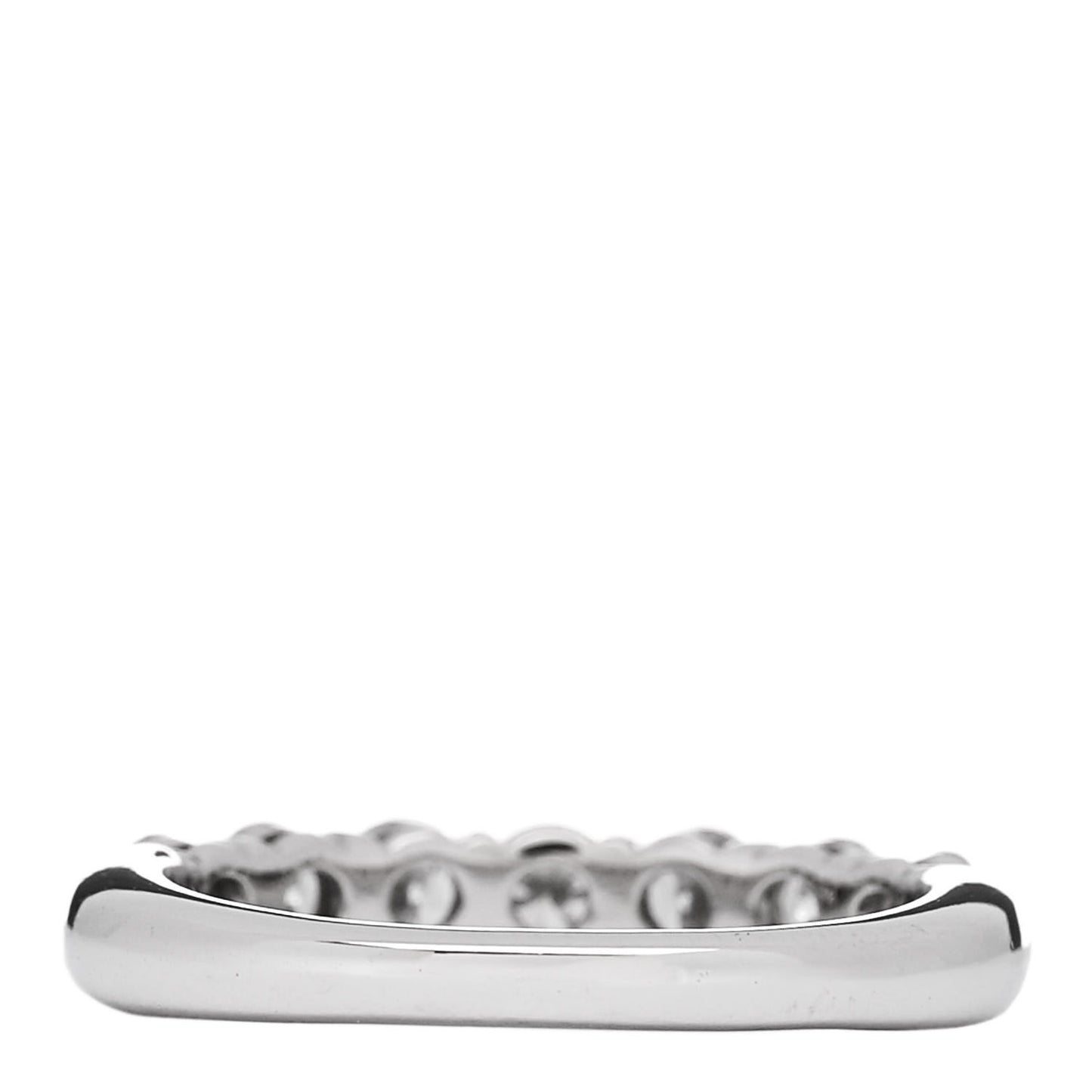 Platinum Diamond 3mm Embrace Half Circle Band Ring 45 3.25