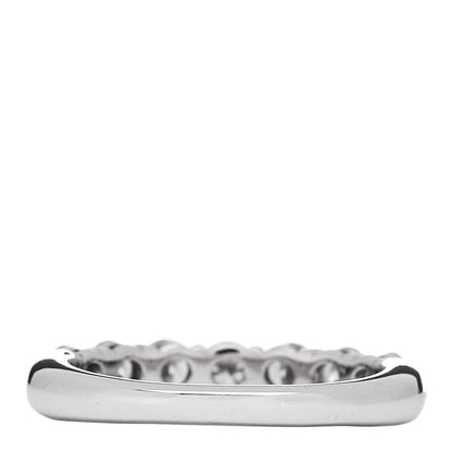 Tiffany Platinum Diamond 3mm Embrace Half Circle Band Ring 45 3.25 3 of 6