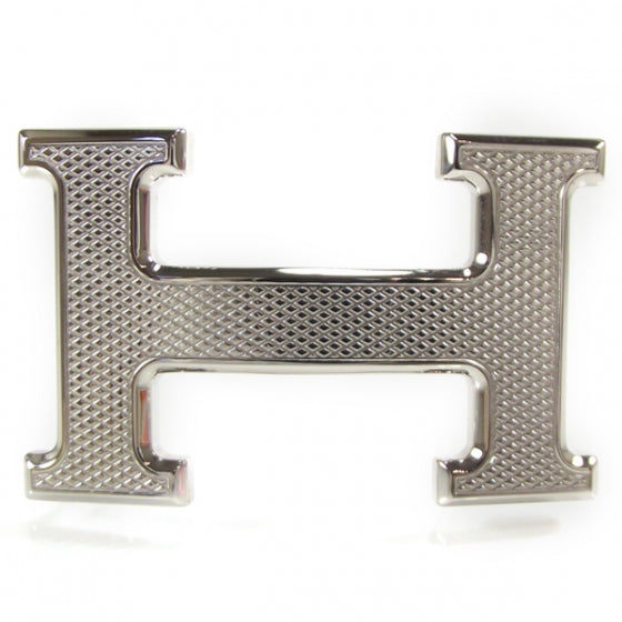Hermes Palladium H Belt Buckle 1 of 4