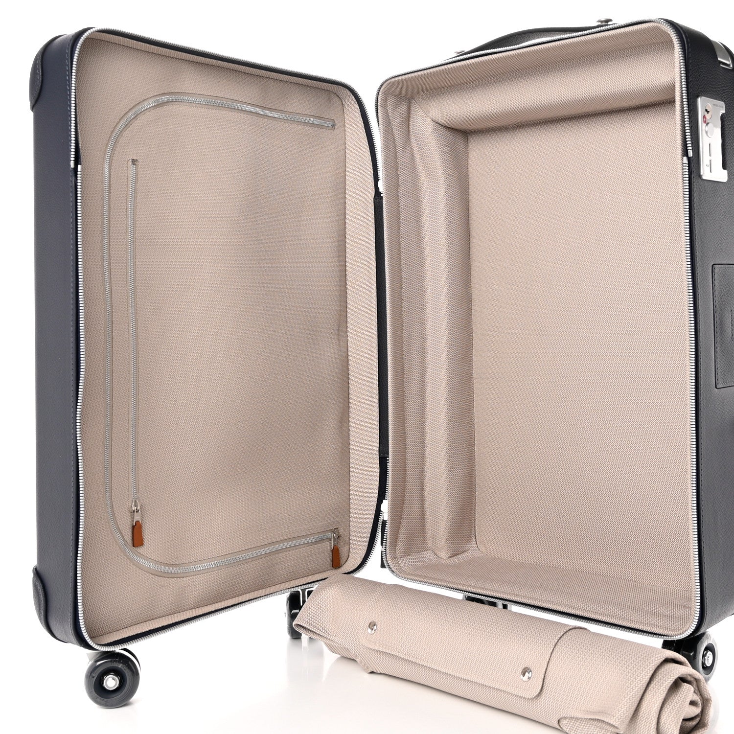 Hermes Canvas Taurillon Regate RMS Rolling Trolley Luggage Multicolor 5 of 8