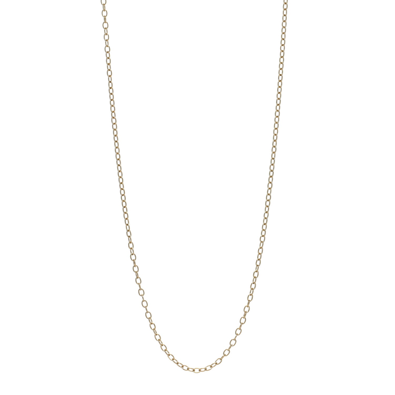 Temple St. Clair 18K Yellow Gold Extra Small Chain Necklace 24" 1 of 4