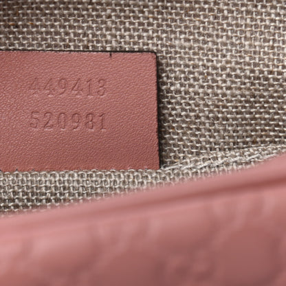 Gucci Soft Microguccissima Mini Bree Messenger Bag Soft Pink 10 of 10