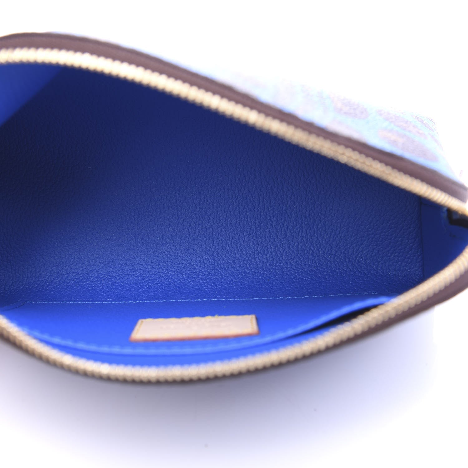 Louis Vuitton Monogram Kusama Pumpkin Dots Cosmetic Pouch Blue 5 of 6