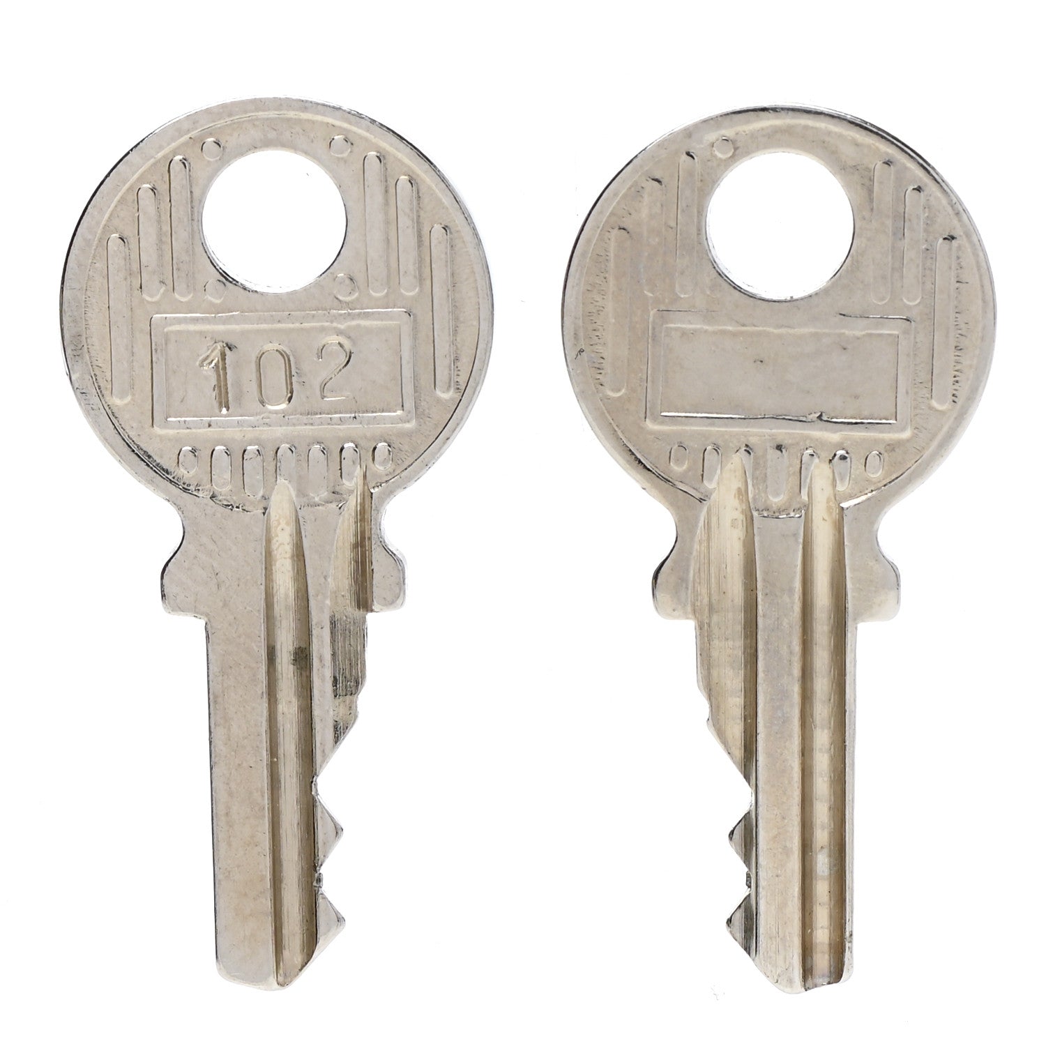 Hermes Palladium Cadena Lock and Key Set 4 of 5