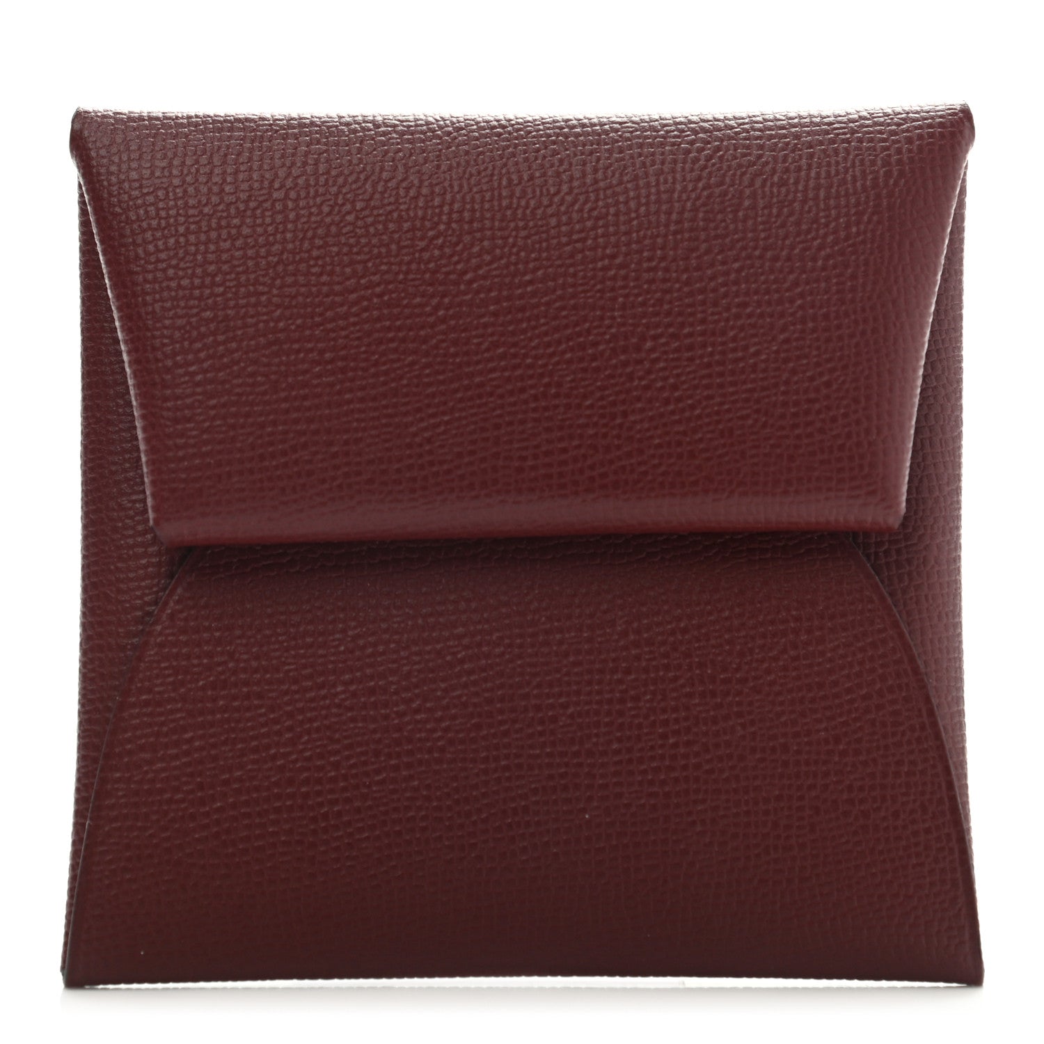 Hermes Madame Calfskin Bastia Coin Purse Rouge H 1 of 8