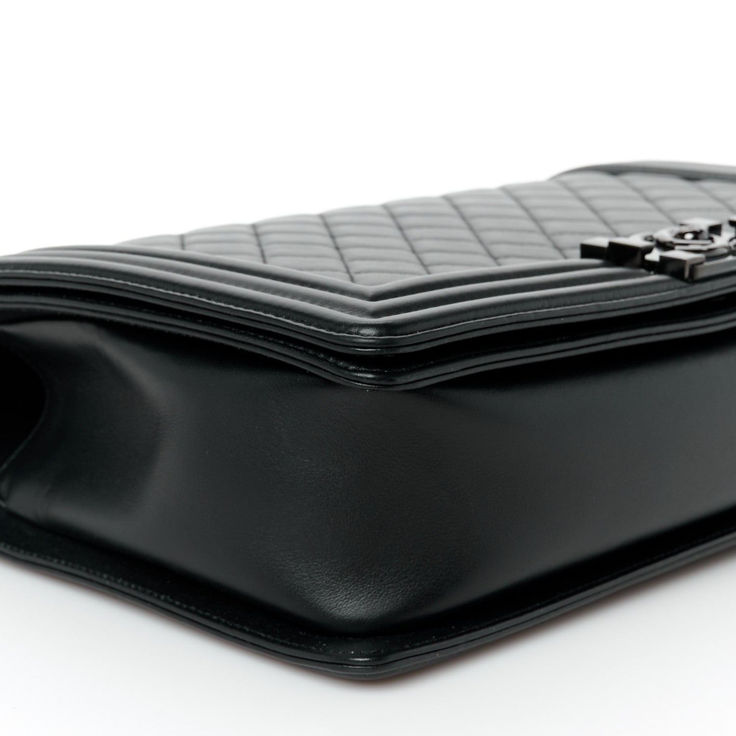 Chanel Calfskin Quilted New Medium Boy Flap So Black 9 of 11