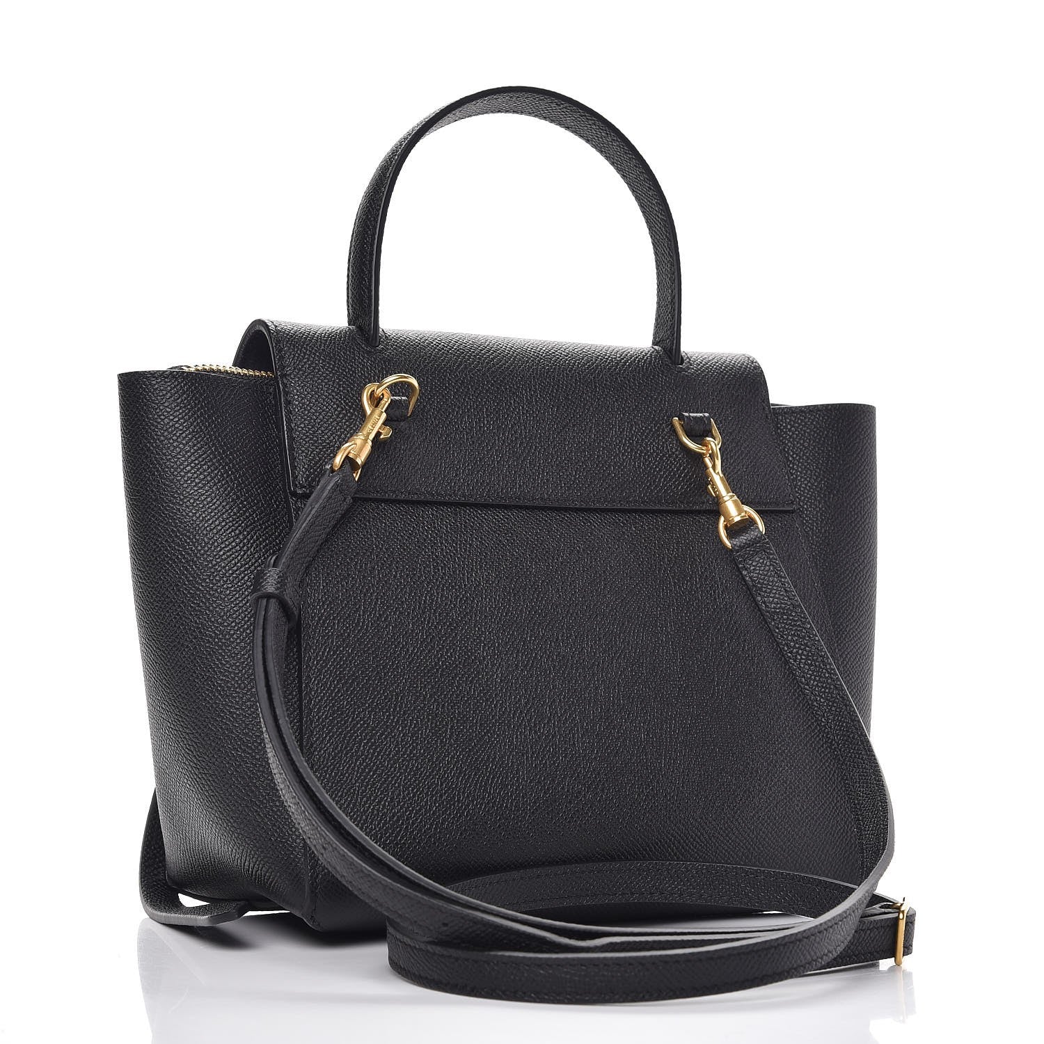 Celine Grained Calfskin Nano Belt Bag Black 3 of 6