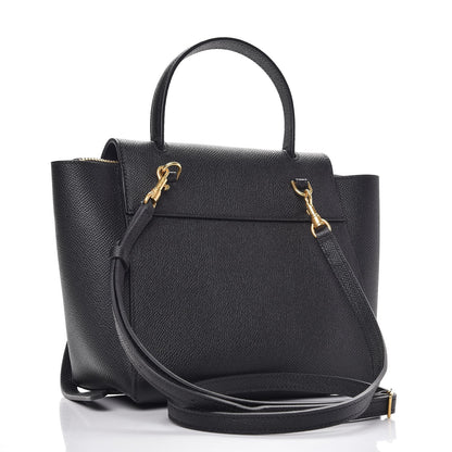 Celine Grained Calfskin Nano Belt Bag Black 3 of 6