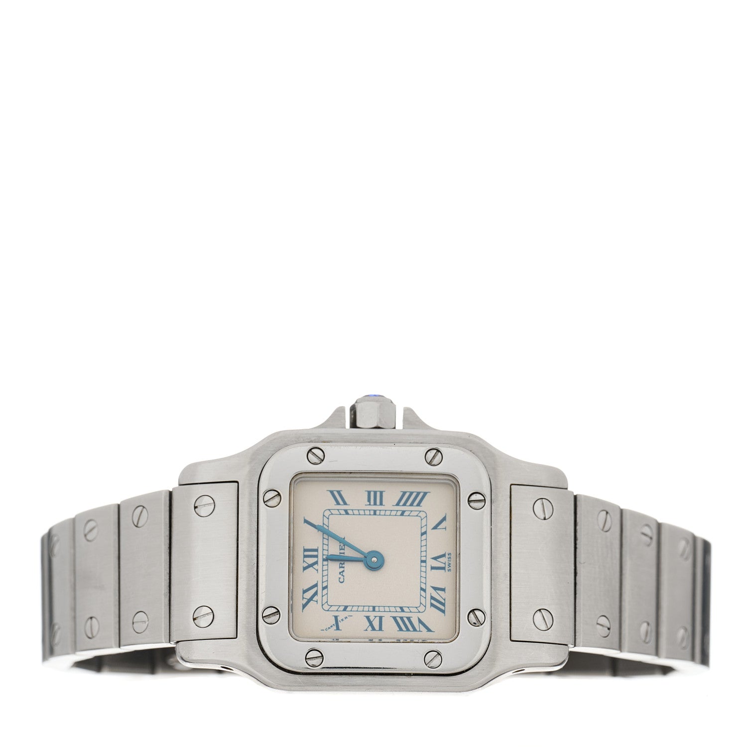 Cartier Stainless Steel 24mm Santos de Cartier Galbee Quartz Watch 2 of 4