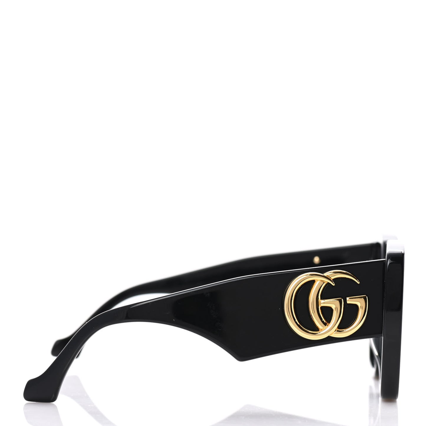 Acetate Square Frame Sunglasses GG0956S Black