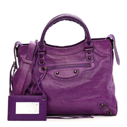 Balenciaga Agneau Classic Hardware Velo Ultraviolet 4 of 25