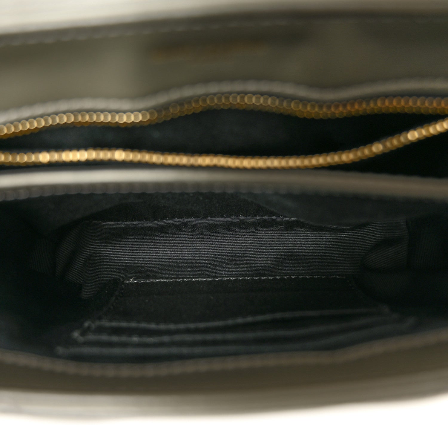 Saint Laurent Calfskin Y Quilted Monogram Toy Loulou Crossbody Bag Grey Kaki 5 of 11