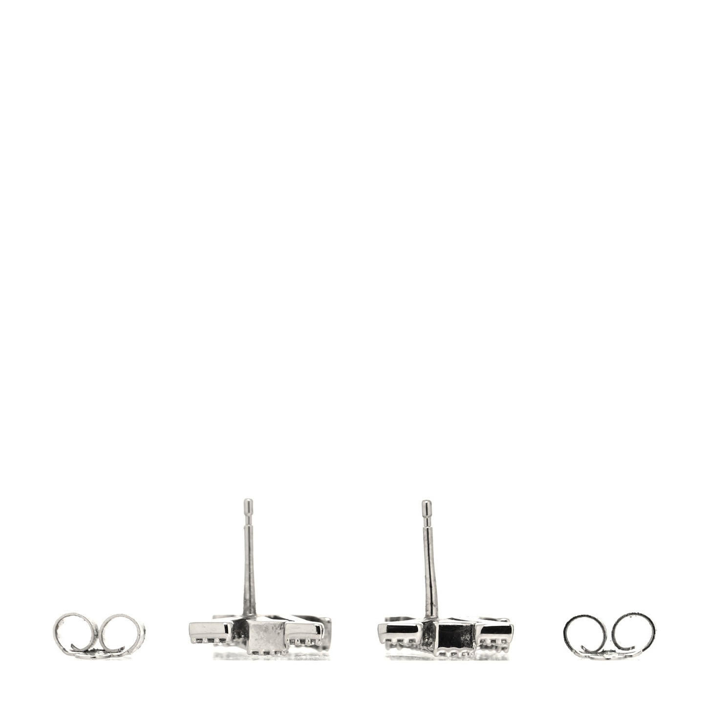 Crystal LV Iconic Earrings Silver