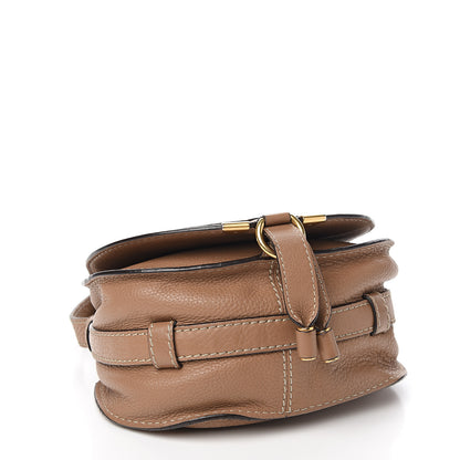 Chloe Calfskin Mini Marcie Round Crossbody Bag Nut 3 of 10