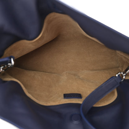 Loewe Nappa Flamenco Knot Clutch Navy 5 of 10