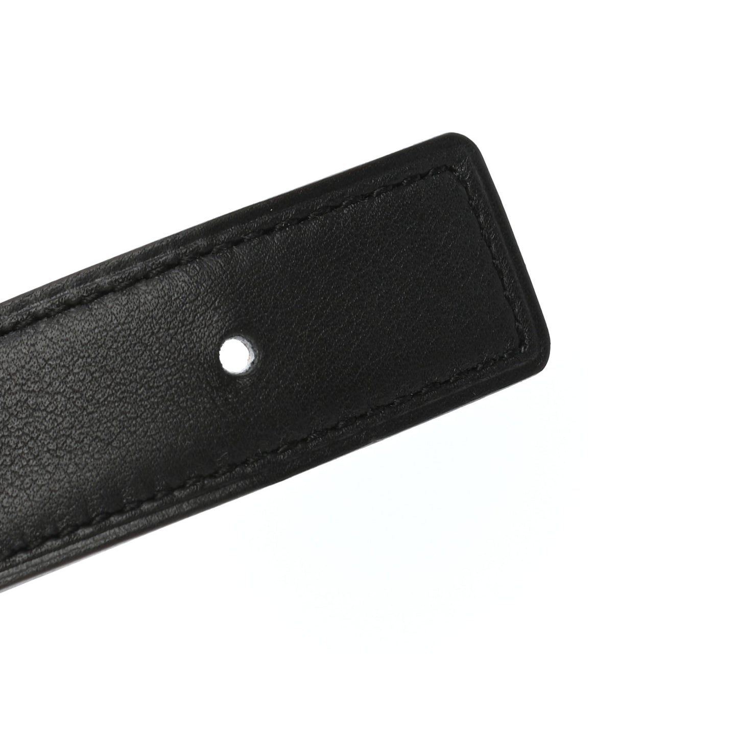 Swift Epsom 24mm Mini Constance H Belt 75 Black Gold