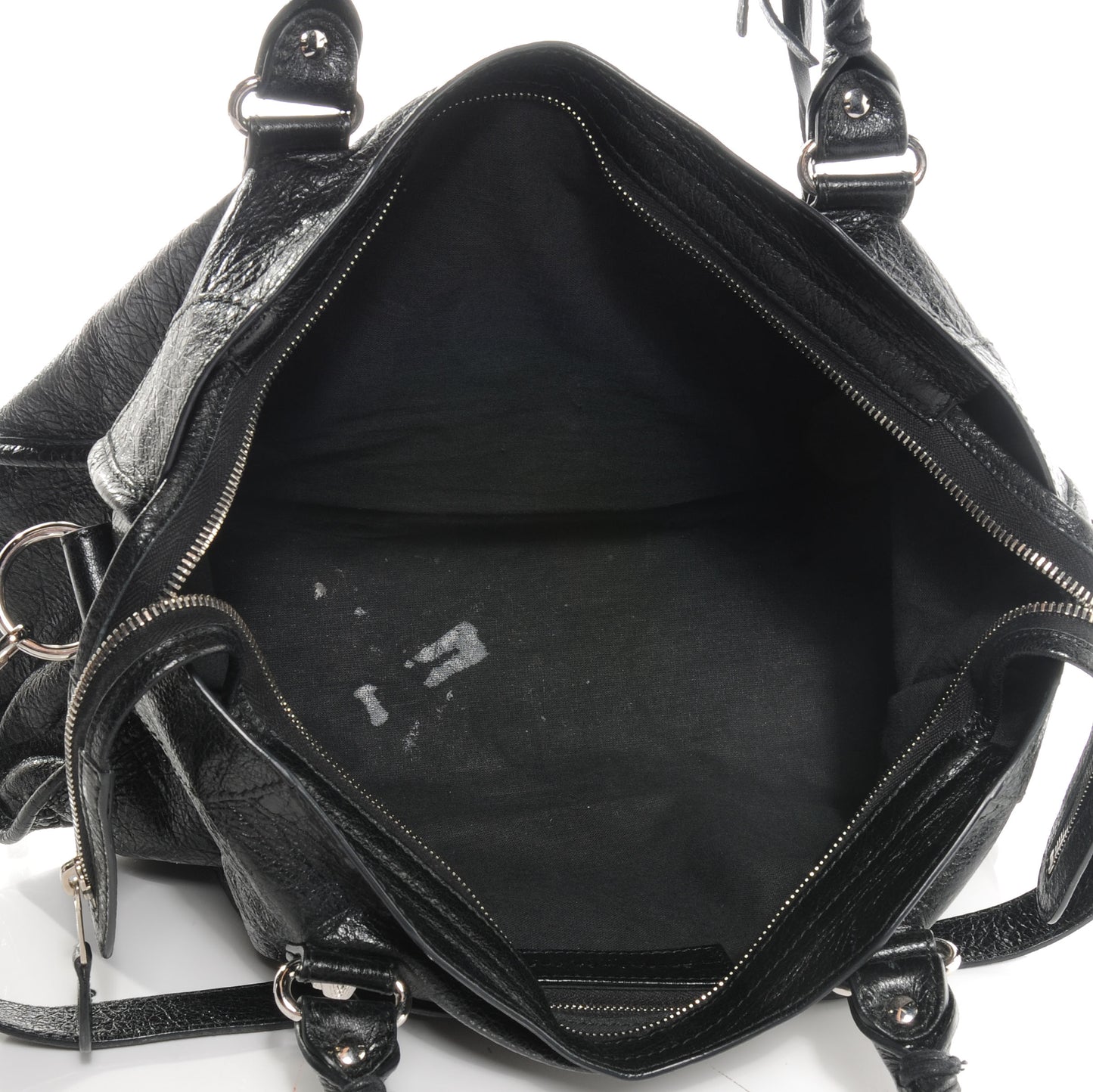 Agneau Giant 12 Silver Hardware City Black