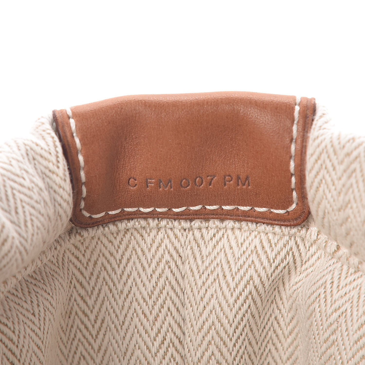 Hermes Canvas Barenia Fourbi 20 PM Pouch Naturel Fauve 7 of 8