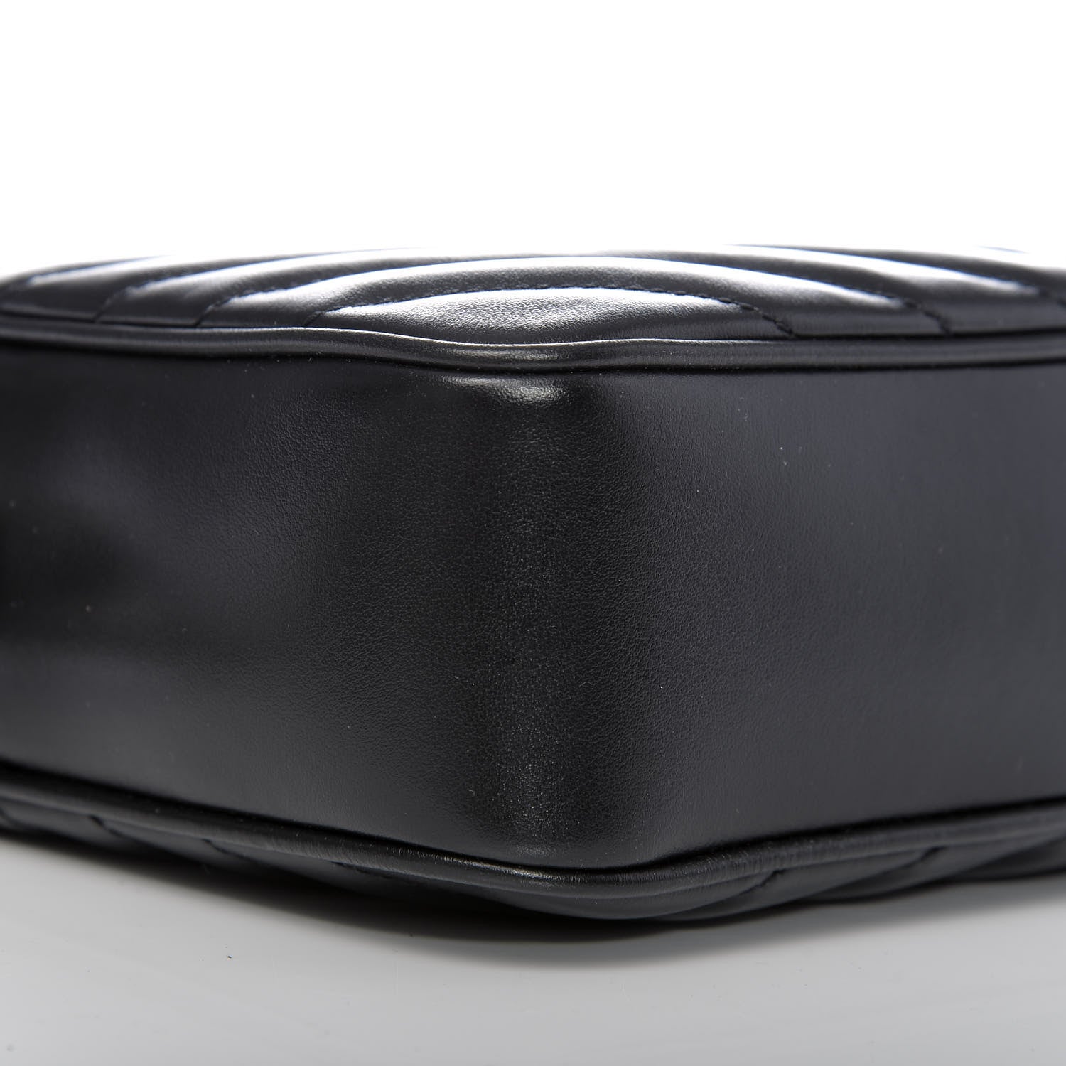 Saint Laurent Calfskin Matelasse Monogram Lou Camera Bag Black 7 of 9