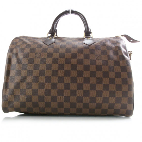 Louis Vuitton Damier Ebene Speedy 35 1 of 8