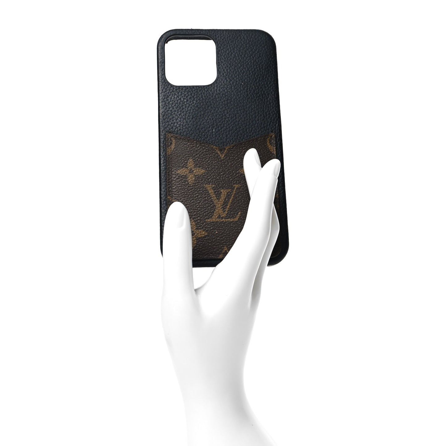 Monogram iPhone 12 Pro Max Bumper Black